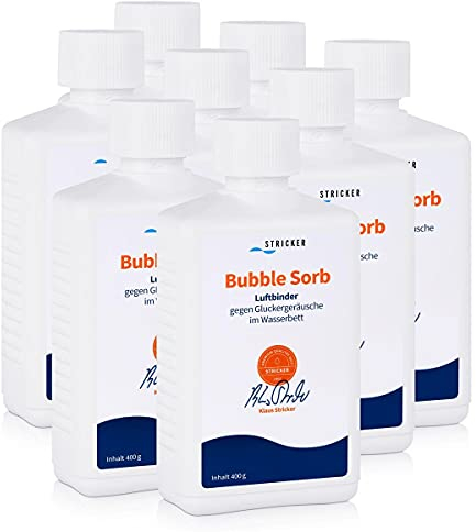 Stricker Chemie Luftbinder Bubble Sorb 400g für Wasserbetten (8er Pack)