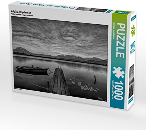 CALVENDO Puzzle Allgäu, Hopfensee | 1000 Teile Lege-Größe 64 x 48 cm Foto-Puzzle für glückliche Stunden