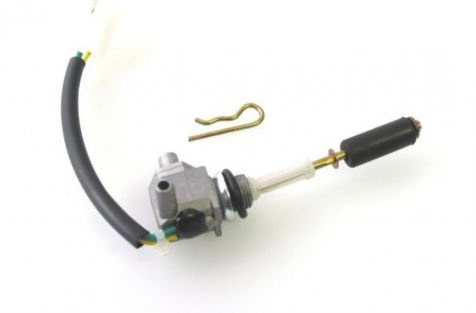 Elektrischer Benzinhahn passend für Peugeot Speedake, Buxy, Zenith – Kraftstoffhahn 12x1 mm / 6 mm – auch für Hercules, Herkules, Sachs Limbo, Reggae, Splinter – 50ccm 2T AC Modelle