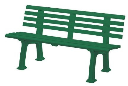 Gartenbank Sylt grün Blome 3-Sitzer