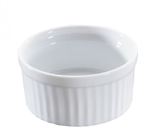 Küchenprofi 0754048209 Ragout Coupelle Classic Bourgogne Écran 9 cm, Lot de 24, Porcelaine, Blanc