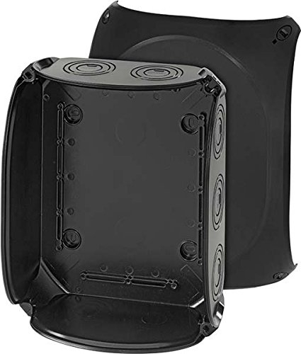Hensel KF 2500 B Kabelabzweigkasten Feuchtraumdose IP66 bis 25 qmm 3phasig, 35 qmm 1phasig, ohne Klemme, schwarz
