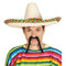 FIESTAS GUIRCA | Sombrero Mexicano de Paja Decorado (50 cm) - Accesorio de Fiesta para Celebraciones Mexicanas, Verano y Carnaval - Ideal para Adultos Unisex - Natural