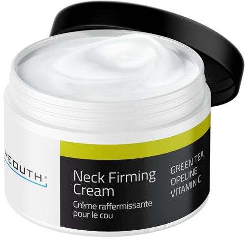 YEOUTH Neck Cream with Vitamin C, Moisturizing Neck Firming Cream for Women and Men, Targeting Decolletage and Double Chin, Cleavage and Chest 60ml