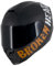 Broken Head BeProud Sport Orange Motorradhelm Mit Zwei Visieren (Schwarz + Klar) Integralhelm Mattschwarz-Orange - Größe M (57-58 cm)
