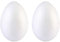 Amosfun Styropor Eier Styropor Kugeln Deko Ostereier zum Verzieren Bekleben Filzen Bemalen Osterdeko 20cm 4 Stück (Weiß)