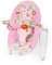 Bright Starts Baby Bouncer Soothing Vibrations Infant Seat - Removable Toy Bar, Nonslip Feet, 0-6 Months Up to 20 lbs (Fancy Fantasy, Pink Unicorn)