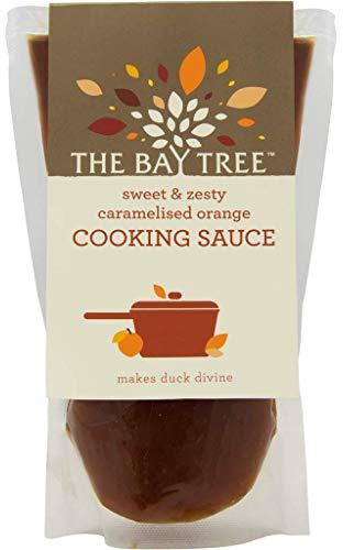 The Bay Tree Caramelised Orange Sauce – Sweet and Zesty Cooking Sauce Makes Duck Divine Full of Flavour Nut Free and Savoury Makes as a Great Stir Fry Sauce - 320g Pouch