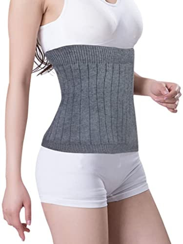 IBLUELOVER Wärmegürtel Damen Herren Rückenwärmer Kaschmir Nierenwärmer Elastisch Bauchwärmer Warm Leibwärmer Winter Dick Taillengürtel Rücken Nierenschutz Bauch Taille Unterstützung Weich Bauchgürtel