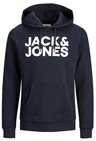 JACK & JONES Sweat à Capuche Sweat à Capuche Logo Navy Blazer XXL Navy Blazer XXL