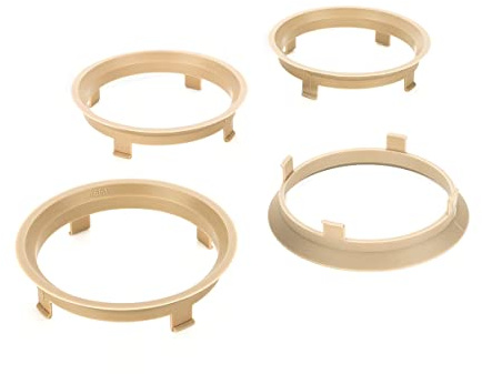 LST 4x Zentrierringe Beige für Alufelgen Radnabe Ø 66,1 mm - Ø 70,1 mm