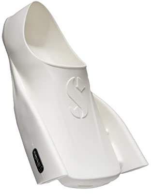 SCUBAPRO Modulares Flossensystem, volle Fußtasche zum Tauchen in warmem Wasser, groß, weiß