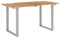 vidaXL Akazienholz Massiv Esstisch Industrial Baumkante Baumstamm Küchentisch Esszimmertisch Speisetisch Tisch Esszimmer Küche 140x70x76cm