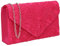 SwankySwans Damen Rachel Clutch-Tasche, Fuchsia