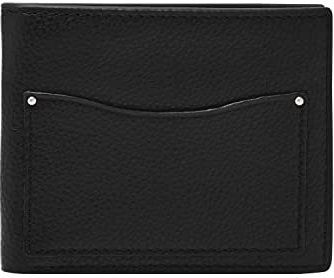Fossil Herren Leder Slim Minimalist Bifold Front Pocket Wallet Anderson Black 11,4 cm L x 1,3 cm B x 8,9 cm H, Anderson Bifold
