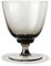 Holmegaard - Flow Wasserglas mit Fuß 35 cl, smoke