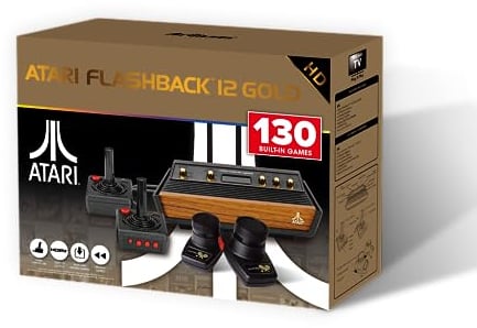 AT Games Atari Flashback 12 Gold HD - Console Retro 130 Jeux