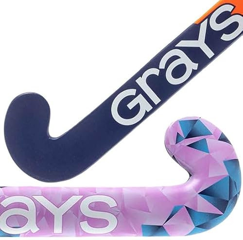 Longstreth Grays Aftershock - Bastone da hockey su prato in legno, profilo Ultrabow per principianti e giovani, ideale per giochi all'aperto, 92,7 cm