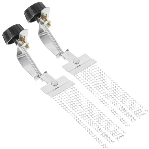 HEMOTON en Placas de 2 Piezas Anti-estrangulamiento Estructura Hierro Espiral Alambre para Caja para Accesorios Confiables Estables de Percusión
