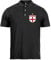 lepni.me Mens England Football Polo Shirt with Your Name and Number | English Flag Badge Personalised Jersey Custom Top | World Cup 2022 Championship (3XL Black Without Print)