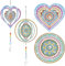 Frundoo Diamond Painting Anhänger Windspiel Geschenk Mädchen 5 6 7 8 9 10 11 12 Years DIY 5D Diamant Painting Windspiel Sonnenfänger Bastelset Kinder Rotierendes Diamond Painting für Home Dekor