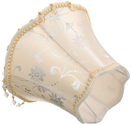Hemobllo Abat-jour Européen Abat-jour Anciens Ampoules Couvertures De Lampe De Chevet Abat-jour En Dentelle Victorien Style Royal Lumière Lacé Abat-jour Vintage Tons Clairs Roses Chiffon