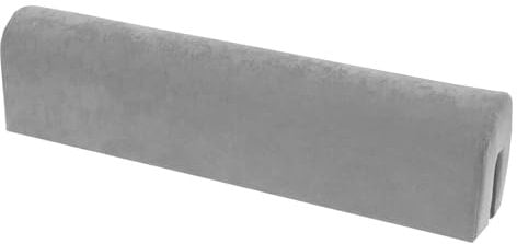 shivler Bettkantenschutz für Kinderbetten Kissen für bettumrandung Rausfallschutz Abdeckung Kantenschutz für Babybett (Grau, 70cm)