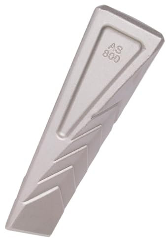 sopomarkt24 Alu Spaltkeil 800g, Drehkeil, Fällkeil, Treibkeil, Drehspaltkeil, Scheitkeil, Holzspalten, Spaltwerkzeug, Gartenwerkzeug, langlebig, hochwertig, Made in Germany