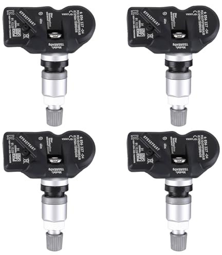 LICHENGTAI 4 Stück TPMS Reifendrucksensoren Kompatibel mit BMW 5er F10 F11 6er F12 7er RDKS Sensor 6856227 Reifendruckkontrollsystem Reifendruckkontrolle