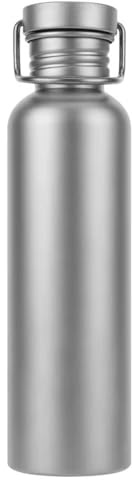 Lbvzxkad Titanium Water Bottle 750ml - Ultralight, Leak-Proof, Reusable Sport Bottle for Cycling, Hiking, Camping