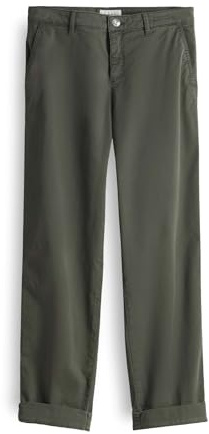 OPUS PANTS Damen City Pants | LISANA Base Chino Relaxed aus BCI Cotton Mix Olive Leaf, 40