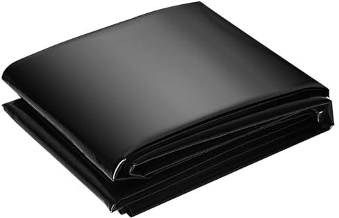 Robuste Teichfolie, flexible Teichmembran für unregelmäßige Formen, leicht zu schneiden, 4x6m 7x8m 8x10m, wasserdichte, auslaufsichere Teichfolie für Koiteiche, Aquakultur und Wassergärten(5x7m)
