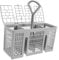 Angoily Silverware Basket for Dishwasher Chopsticks Drain Basket Kitchen Utensils Sink Silverware Organizer Sturdy Plastic