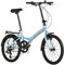 DACAPO Faltrad 20'' Foldtech 6 Gänge RH 32 cm (Blau)