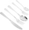 Cabilock 1 Set set di posate in acciaio inossidabile utensile argenteria cucchiaio mangiare cucina ha forchetta da dolce in acciaio inox Forche in acciaio inossidabile Silver