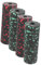 JOINPAYA 4pcs Muscle Massage Roller for Back Mini Yoga Columns Balance Yoga Roller Exercise Massage