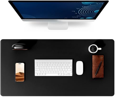 Tapis Souris XXL 700x300 mm - Tapis Bureau avec Base Anti-Dérapage - Tapis Souris Gamer Imperméable - Mouse Pad, Tapis Souris Gaming, Tapis Souris Blanc, Tapis Souris XL, Grand Tapis Souris