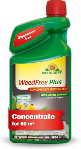 WeedFree Plus Spray, Weed and Moss Control Solution (3x Weedfree Plus Concentrated Weedkiller, 1020ml)
