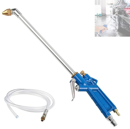 Heavy-Duty Air Blow Gun, High Pressure Pneumatic Engine Cleaning Gun with 4ft Hose, Pneumatic Cleaning Sprayer for Car Radiator, Car Detailing, Air Compressor Accessories Tools
