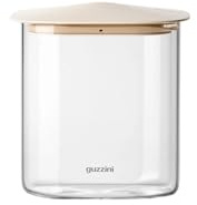 Guzzini Barattolo Rettangolare Fresh & Style 1.000 Ml Vetro Tappo Beige
