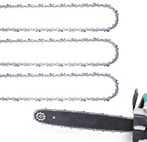 AUMEL 3 Cadenas de Motosierra para espada de 40 cm, paso 3/8LP, grosor 0,05 (1,3 mm), 56 eslabones motrices, cadena para motosierra compatible con Oregon/Makita/Stihl/Husqvarna y más