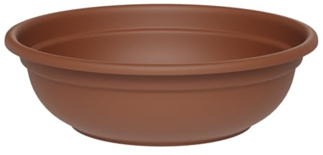 TERAPLAST Pflanzschale Pflanzgefäß Ebla Durchmesser 60 cm rund aus Kunststoff (terrakotta)