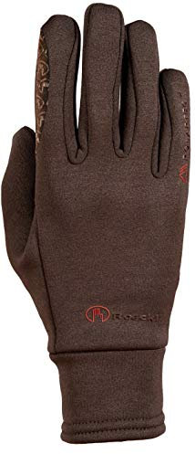 Roeckl Sports Reithandschuh Warwick, Freizeit Winter Handschuh, Mokka 9.5