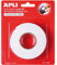 APLI 13986 - Nastro biadesivo in schiuma, 19 mm x 2,28 m, bianco