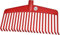 Idealspaten 66520540 Nylon-Laubbesen Profi aus Kunststoff 38 cm, rot, 40 x 25 x 15 cm