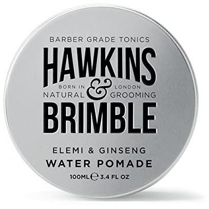 Hawkins & Brimble Gentleman’s Water Pomade, Stylish Mens Pomade, Holds Hair Firm All Day with Men’s Hair Pomade, Daily Ritual Hair Pomade for Men