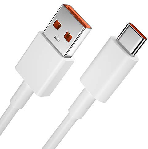 iMangoo USB Type C Cable,120W 6A Charge Turbo Cable for Xiaomi 15 Ultra 15 14T Pro 3.3FT Super Fast Charging Cable Data Sync Transfer Cables for Mi 13T Pad 7 Redmi Note 14 13 12 Pro 11s POCO X7 X6 Pro