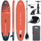 Aqua Marina Aufblasbar Sup Board Stand up Paddle AQUAMARINA Monster Komplette Packung 366x84x15cm mit Kajak Sitz
