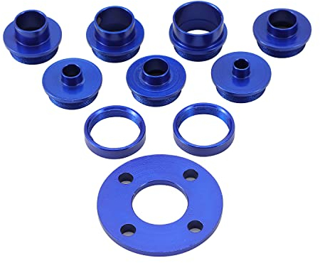 KATSU Kit Guide per Router Modello in Lega di Alluminio 10 Pezzi 10-30mm Dado di Bloccaggio per Guida del Modello di Dimensioni Metriche e kit Adattatore 105438