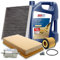 BESTPRICE Inspektionspaket Filterset 1x Ölfilter, 1x Kraftstofffilter, 1x Luftfilter, 1x Innenraumfilter, 1x Motoröl 5W-30 5 l, Kompatibel mit SEAT CORDOBA (6L2), IBIZA III (6L1), VW POLO (9N_ 9A_)